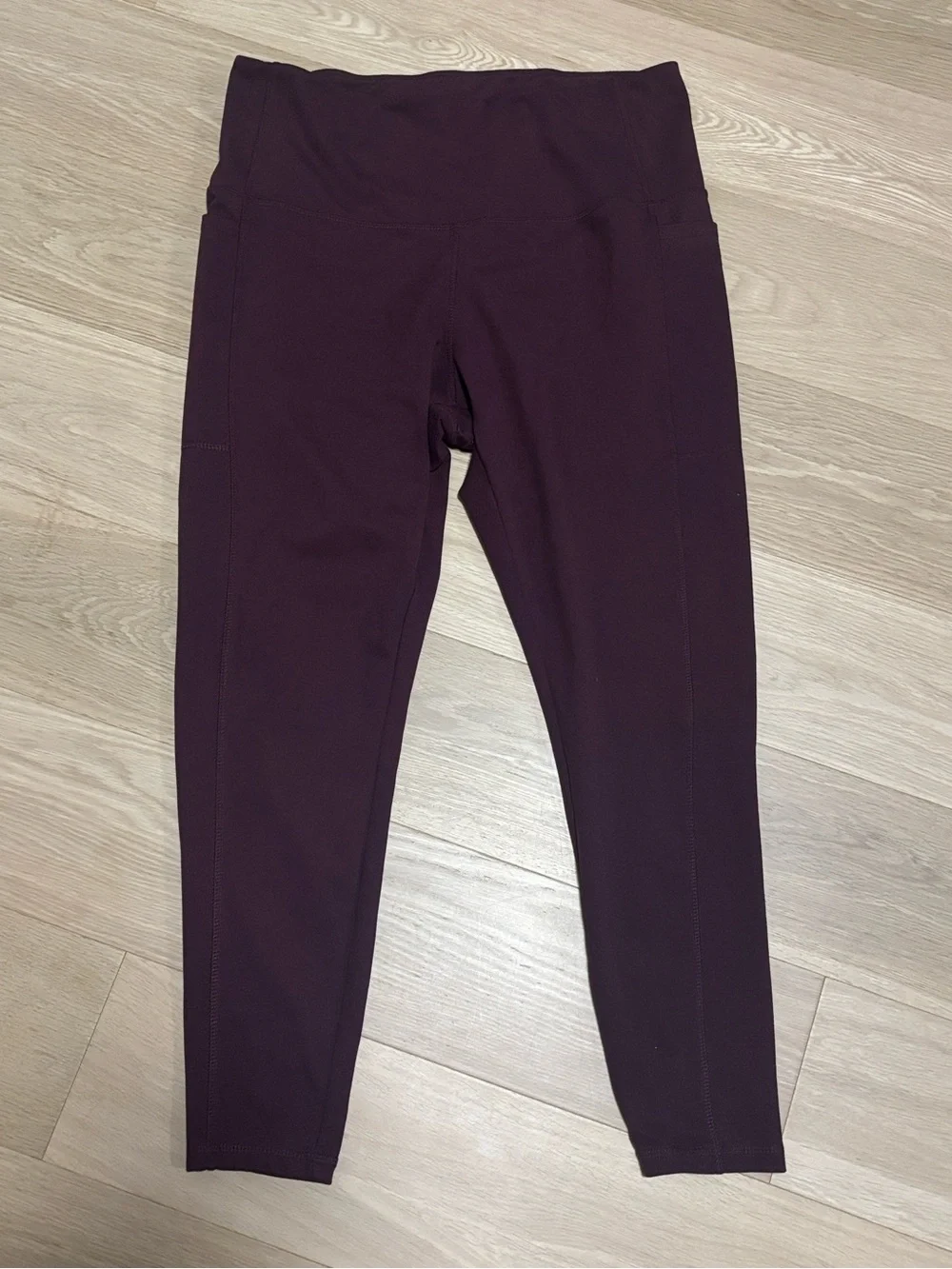 Danskin (XL) Ultra High Ankle Legging Tight with Pockets Midweight Soft Brushed - Picture 5 of 15